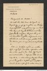 Nachlass Franz Steindachner, Brief von Chr. Lütken an Franz Steindachner (20.10.1880), Inv.Nr. 317.09, Seite 1